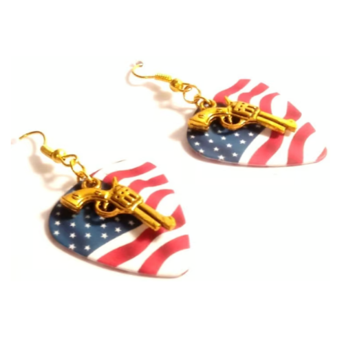 Fender USA Flag Pick Earrings