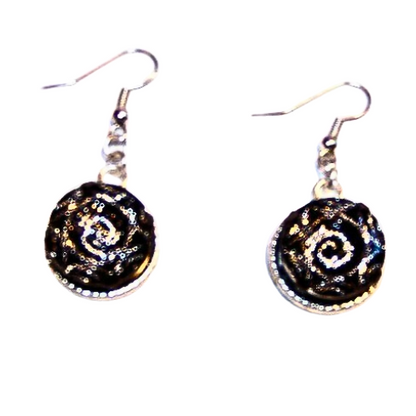 FACETED CRYSTAL EARRINGS