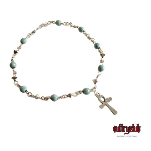 Fertility Goddess Turquoise Anklet