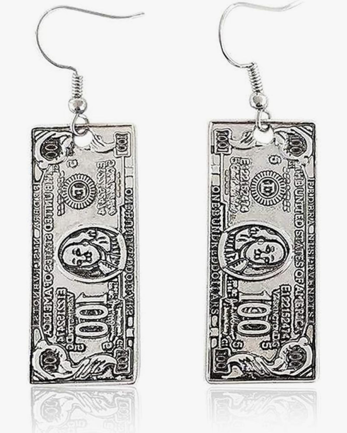 Dead Presidents Charm Earrings