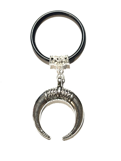 Viking Horn Moon of Odin Custom Keychain