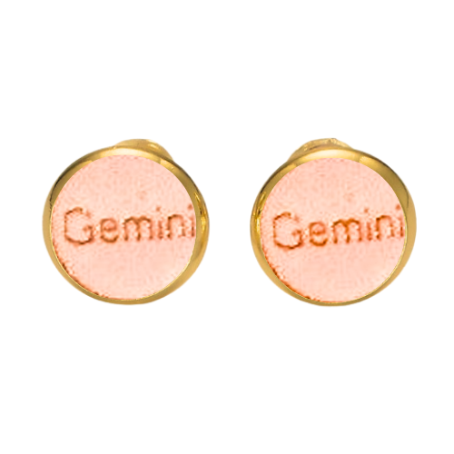 GEMINI PINK & GOLD EARRINGS