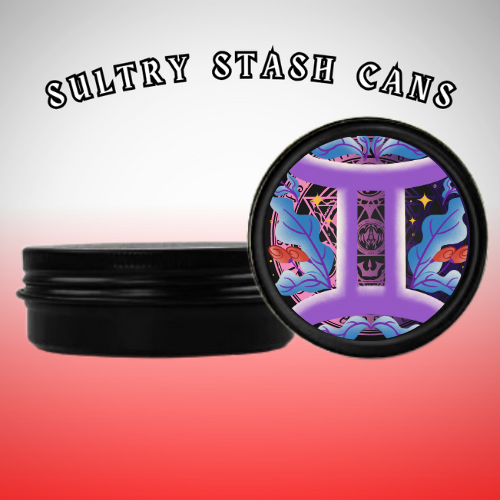 GEMINI Stash Tin - Round Storage Container