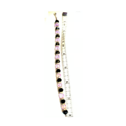 Genuine Faceted Crystal Beaded Bracelet