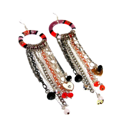 Glass Meets Metals Original Earrings