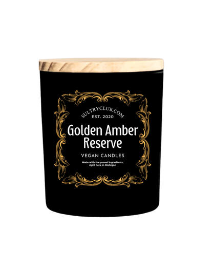Golden Amber Reserve Vegan Candle