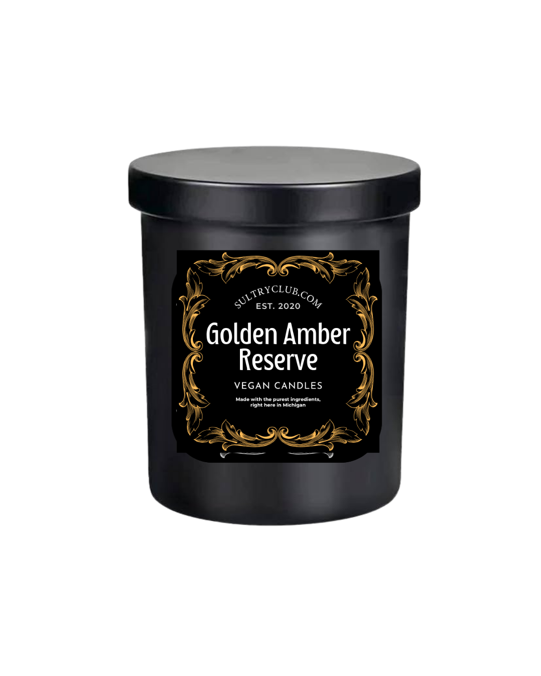 Golden Amber Reserve Vegan Candle