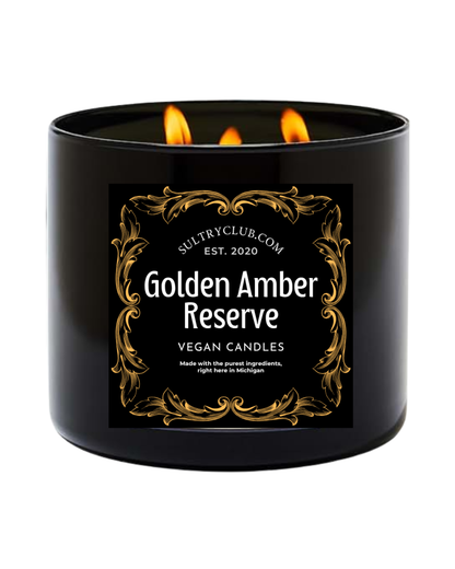 Golden Amber Reserve Vegan Candle