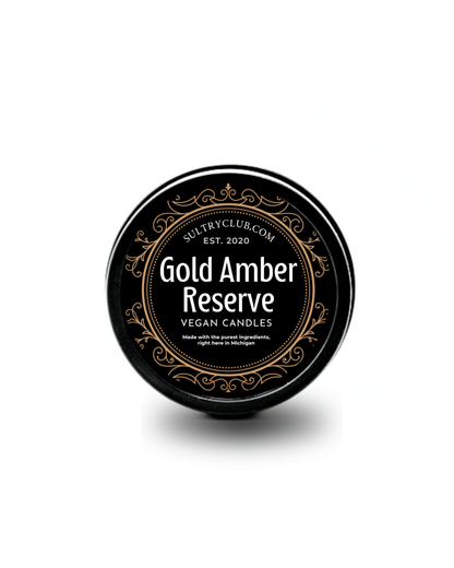 Golden Amber Reserve Vegan Candle