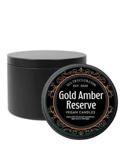 Golden Amber Reserve Vegan Candle