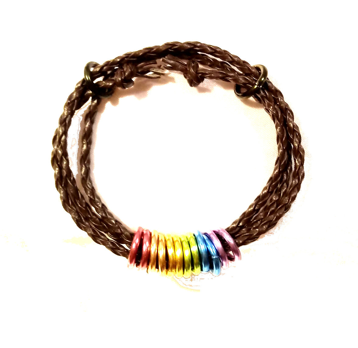 Got Pride Rainbow Rings Wrap Bracelet