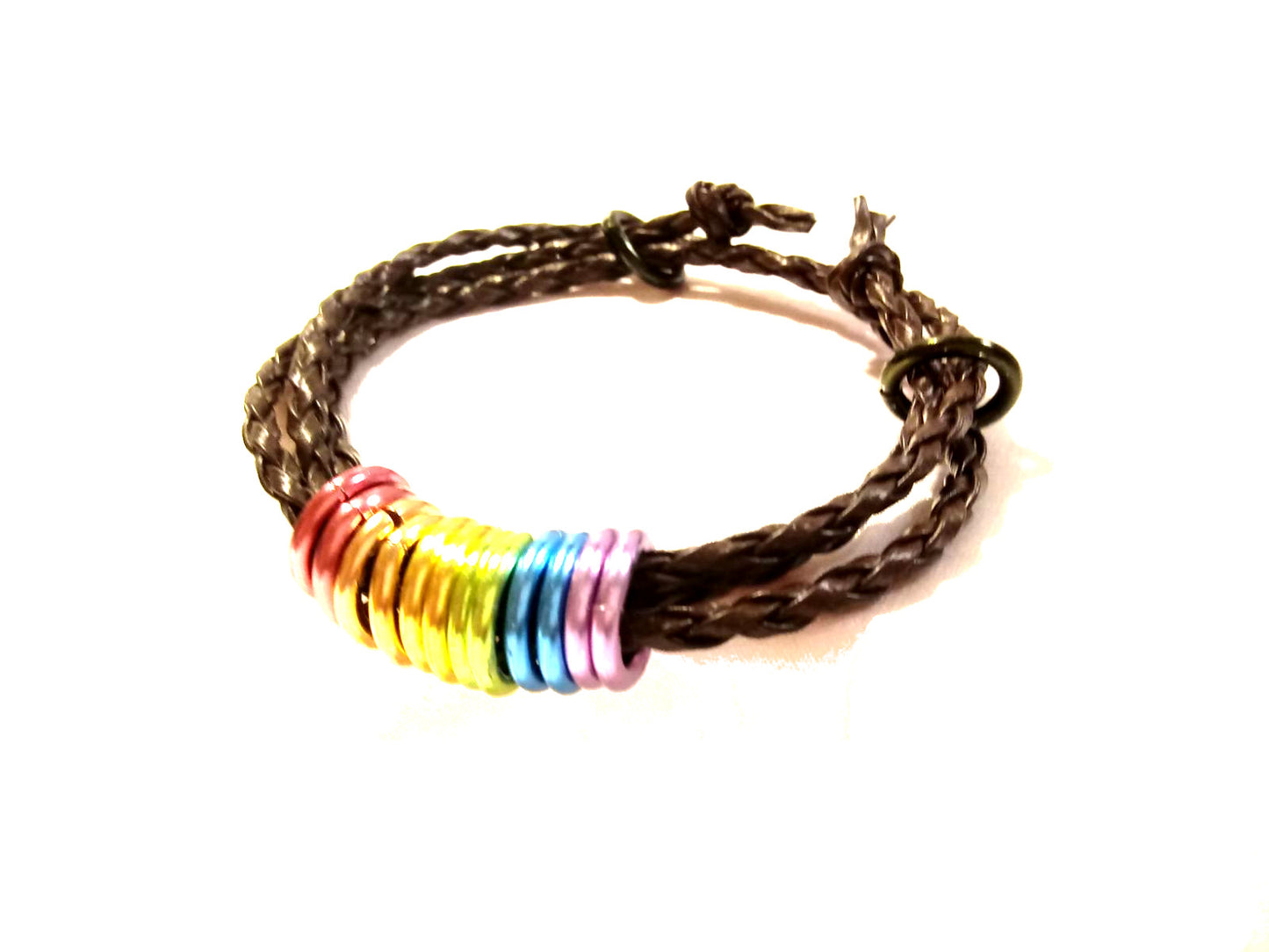 Got Pride Rainbow Rings Wrap Bracelet