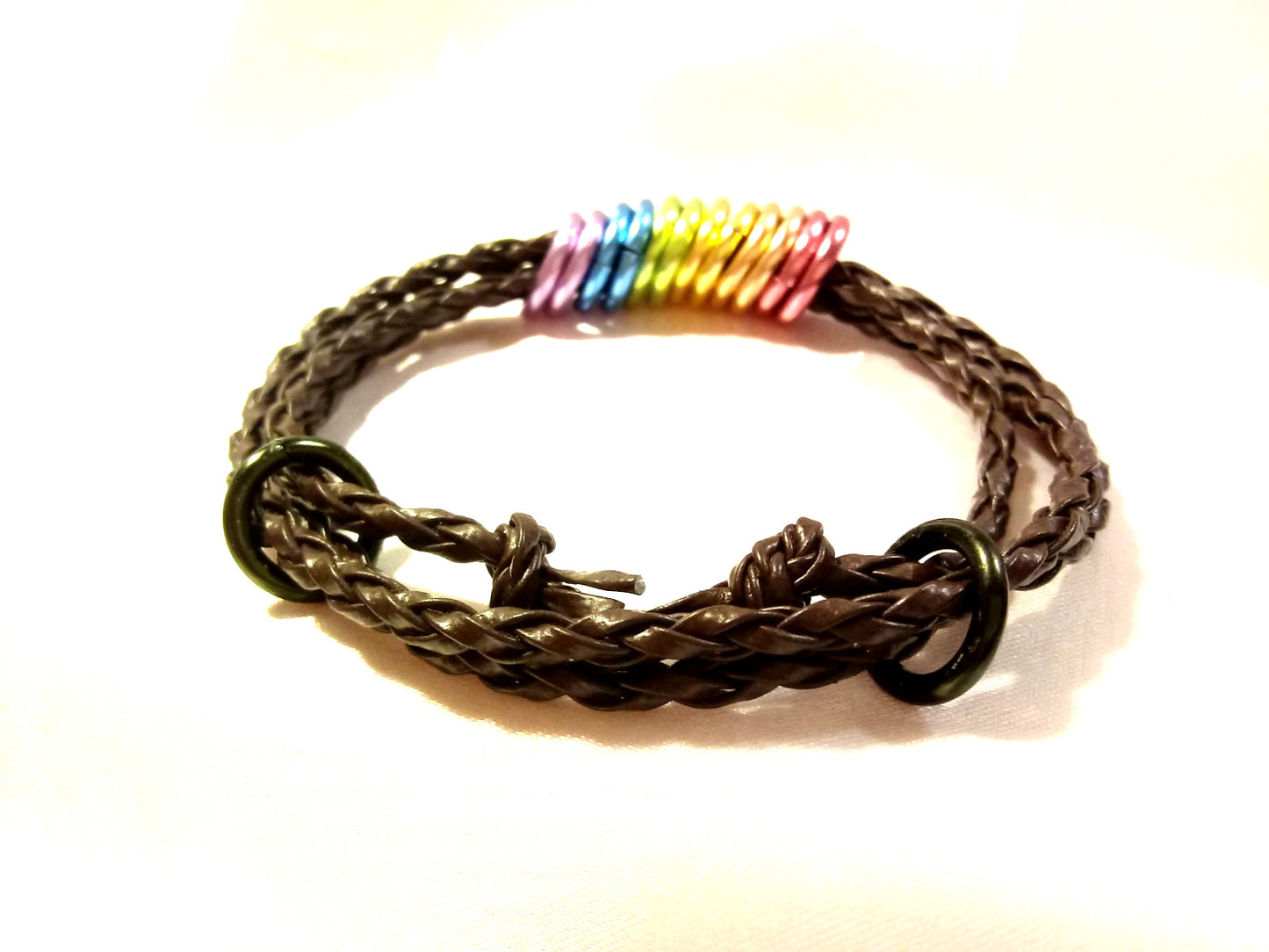 Got Pride Rainbow Rings Wrap Bracelet