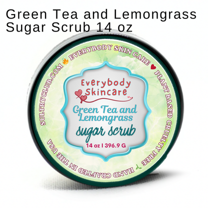 Green Tea And Lemongrass Sugar Scrub by Sultry Club Spa™