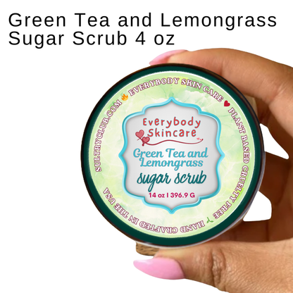 Green Tea And Lemongrass Sugar Scrub by Sultry Club Spa™