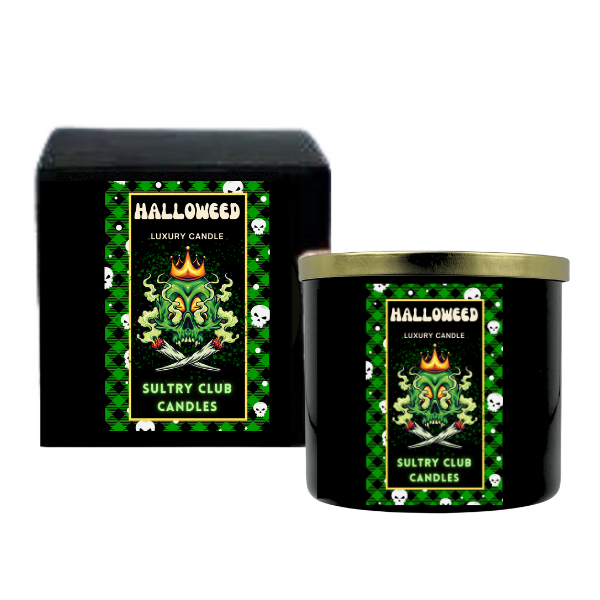 HALLOWEED 8 Oz Vegan Candle