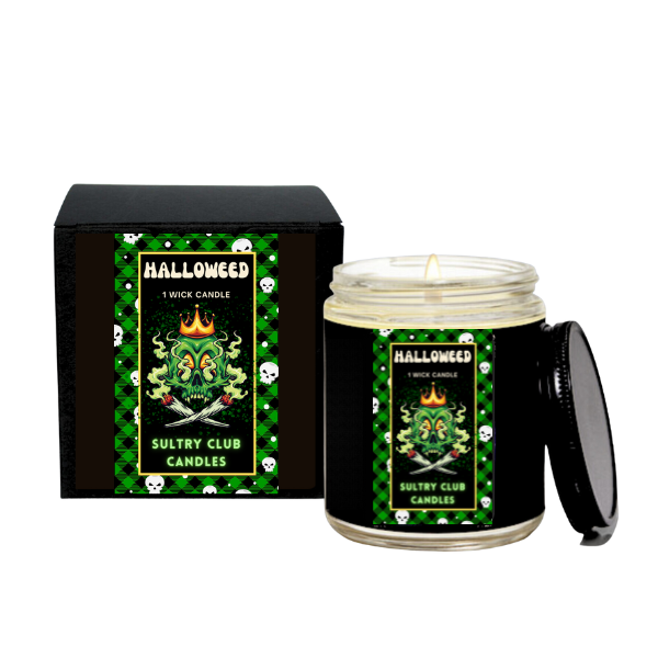 HALLOWEED 8 Oz Vegan Candle