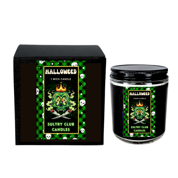 HALLOWEED 8 Oz Vegan Candle