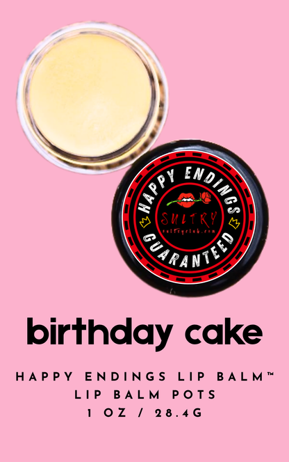 HAPPY ENDINGS LIP BALM™ BIRTHDAY CAKE