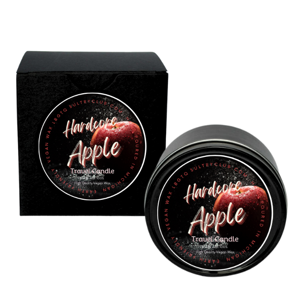 HARDCORE APPLE 16 Oz 3 Wick Candle