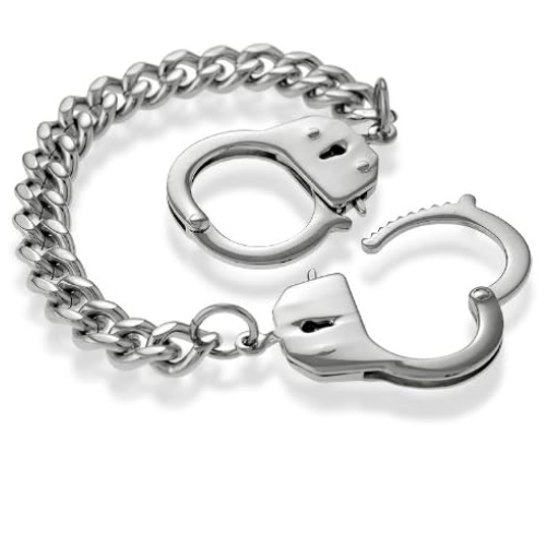 Steamy Nights Steel Handcuff Bondage Bracelet