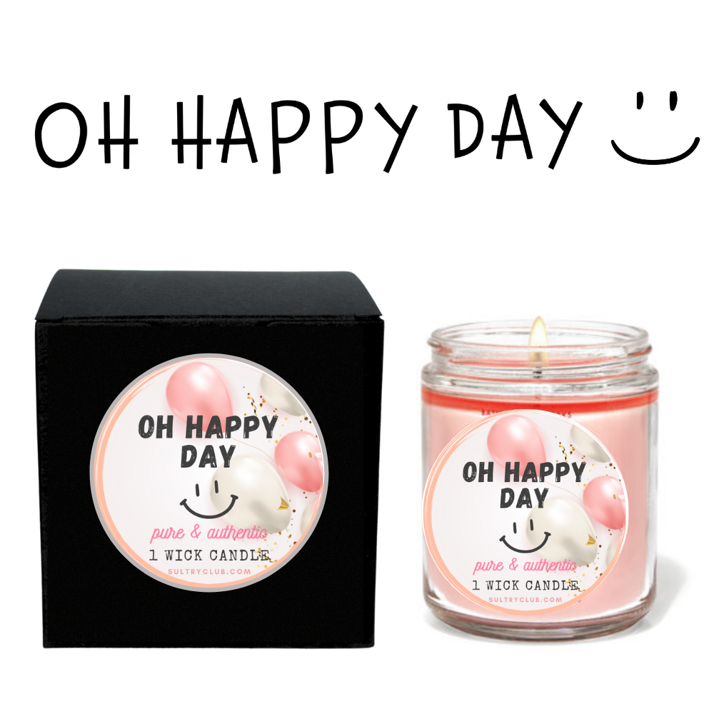 OH HAPPY DAY Vegan Candle