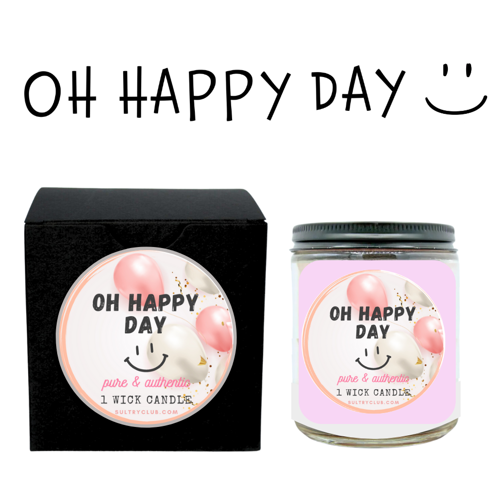 OH HAPPY DAY Vegan Candle