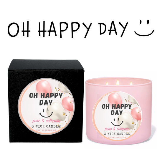 OH HAPPY DAY Vegan Candle