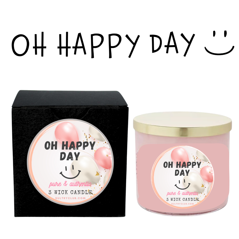 OH HAPPY DAY Vegan Candle