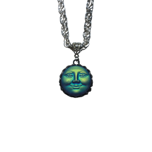 Happy Sun Handwoven Silver Necklace