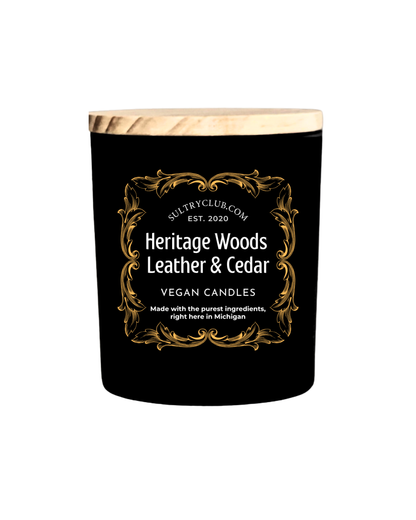 Heritage Woods Reserve (Leather and Cedar) Vegan Candle
