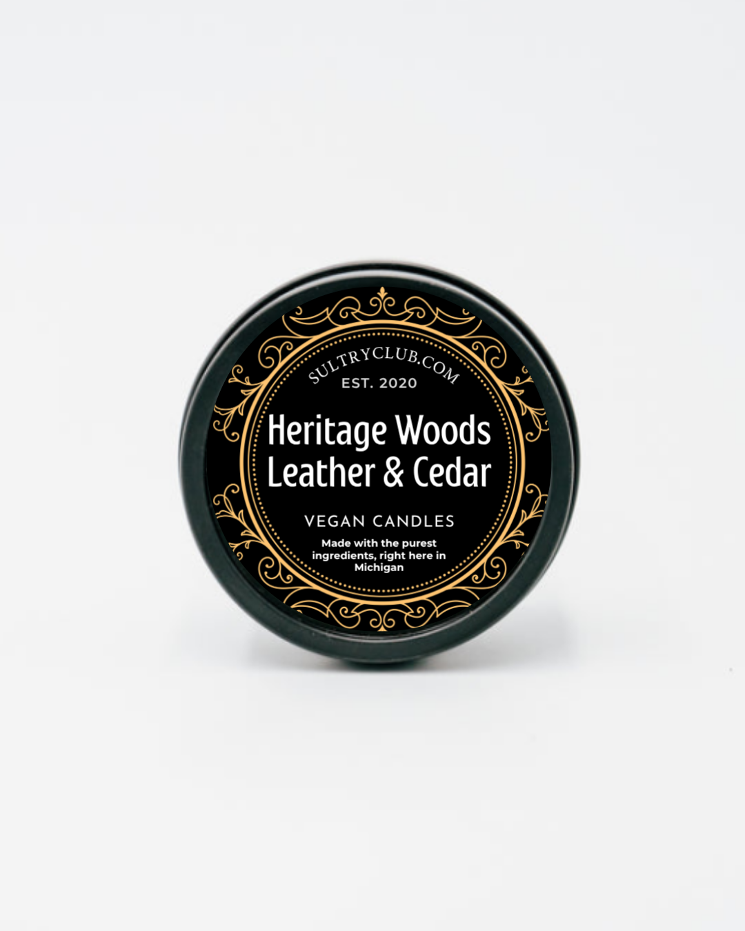 Heritage Woods Reserve (Leather and Cedar) Vegan Candle