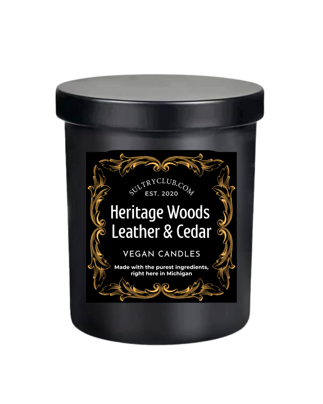 Heritage Woods Reserve (Leather and Cedar) Vegan Candle