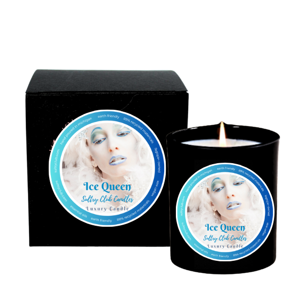ICE QUEEN (PEPPERMINT BARK CANDY) Candle