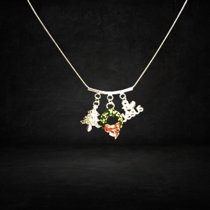 I Love Jesus Christmas Necklace