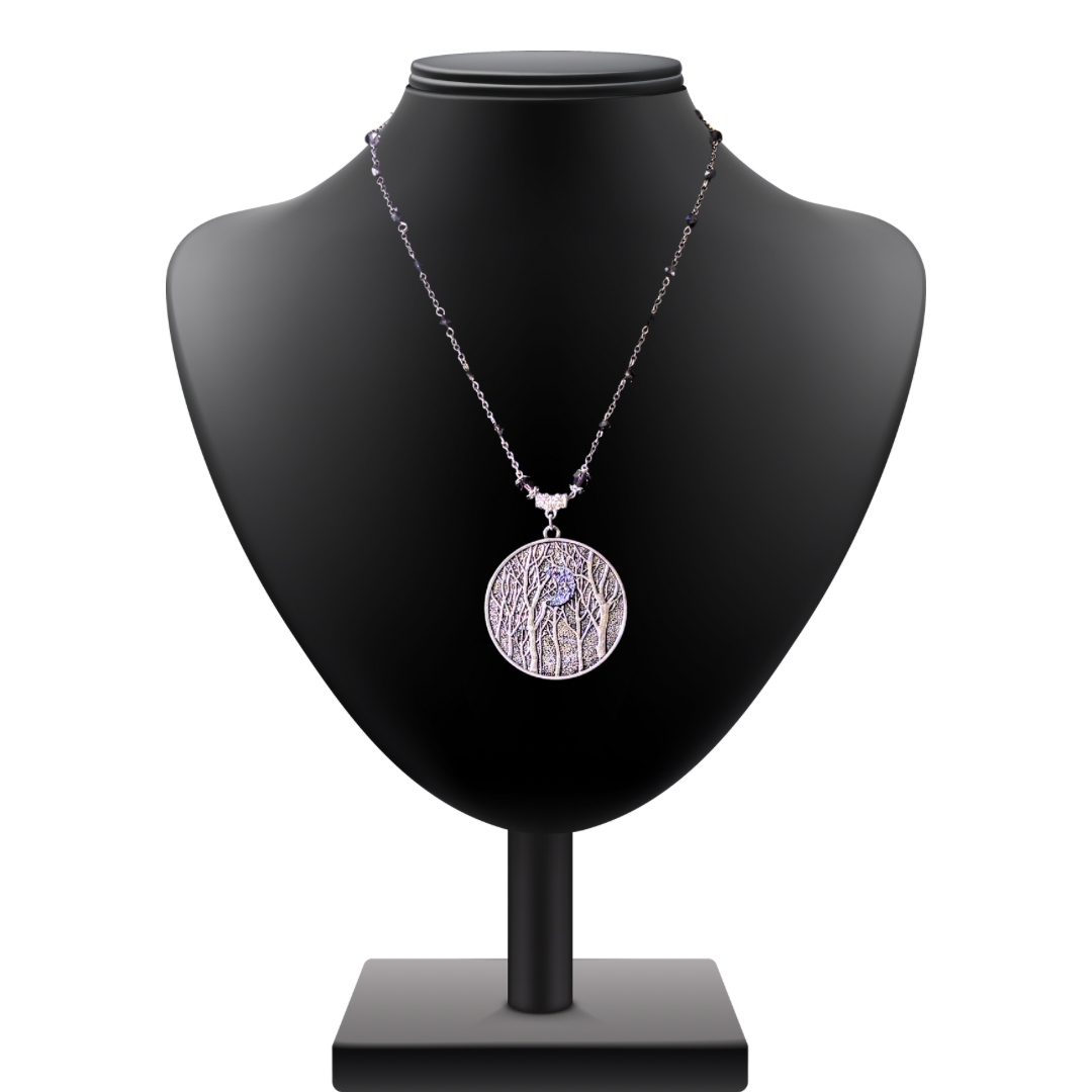 Twilight Woods Crystal Necklace