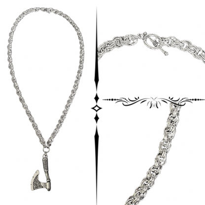 Viking Battle Axe Necklace