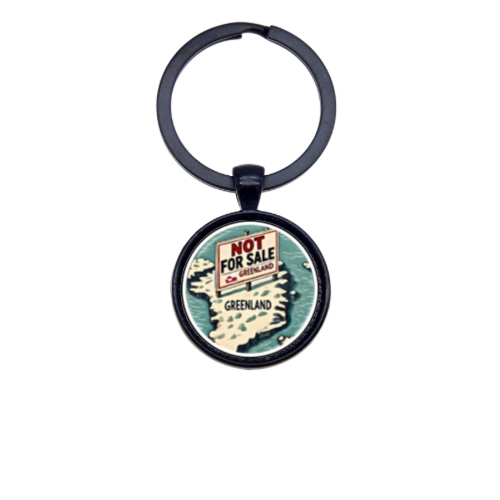 GREENLAND IS NOT FOR SALE Custom Keychain