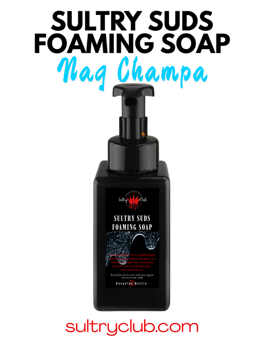 Sultry Suds™ Vegan Foaming Soap (Nag Champa)