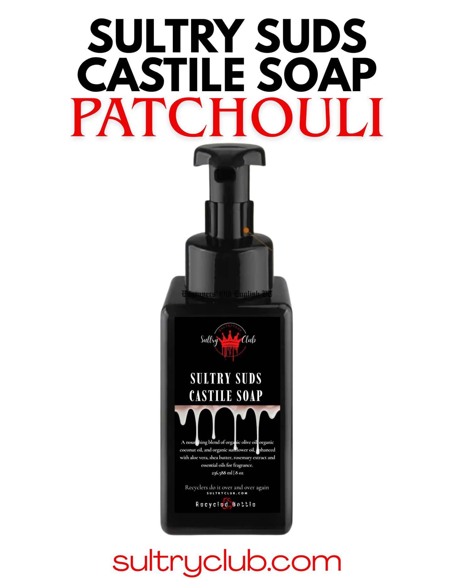 Sultry Suds™ Vegan Foaming Soap Patchouli