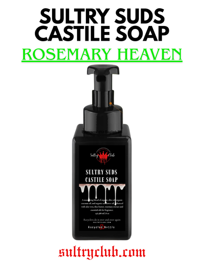 Sultry Suds™ Vegan Foaming Soap (Rosemary Heaven)