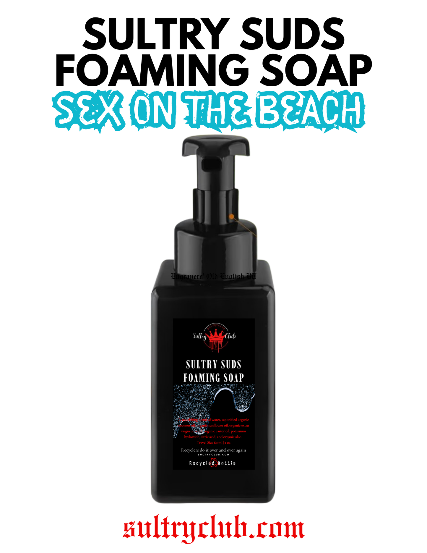 Sultry Suds™ Vegan Foaming Soap (Sex On The Beach)