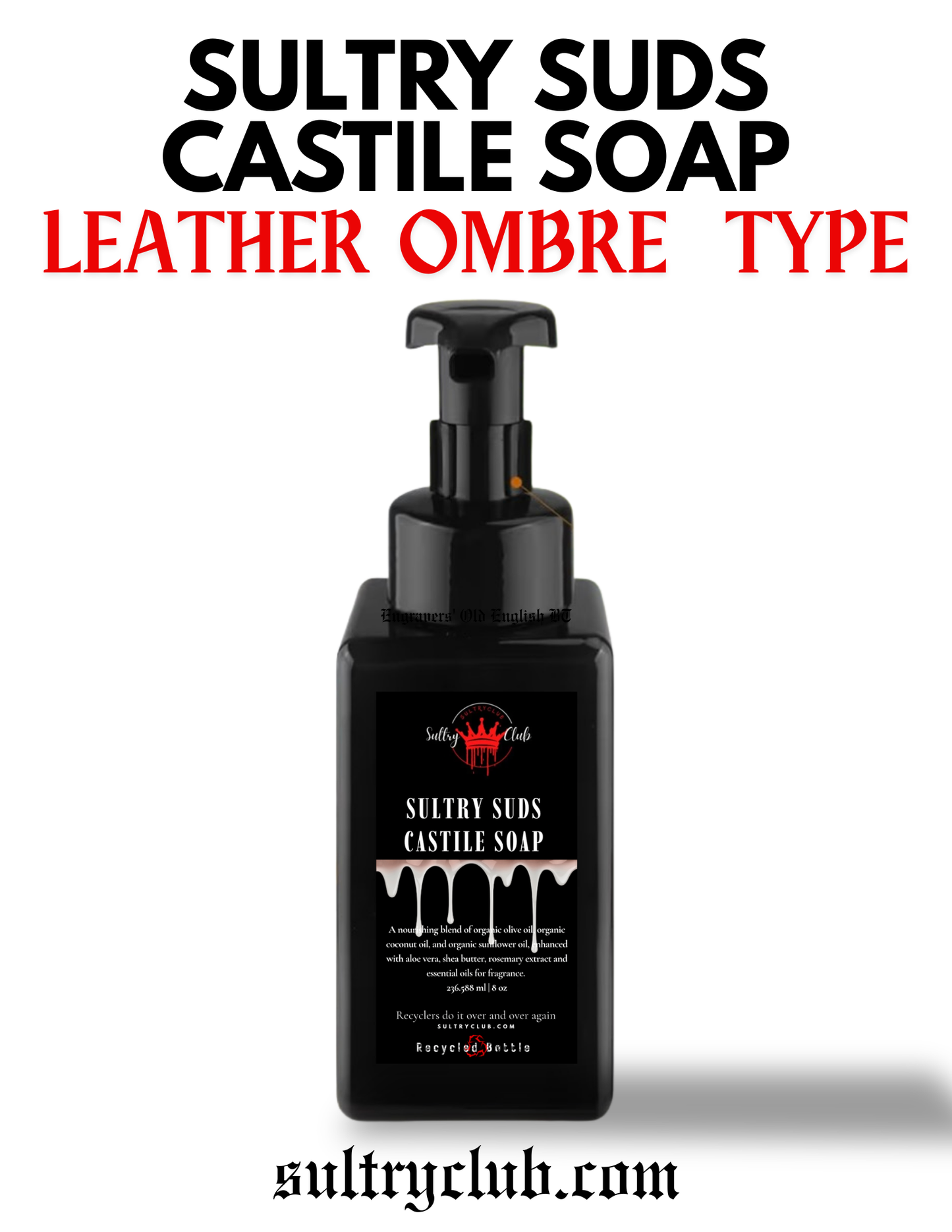 Sultry Suds™ Vegan Foaming Soap (Leather Ombré type)