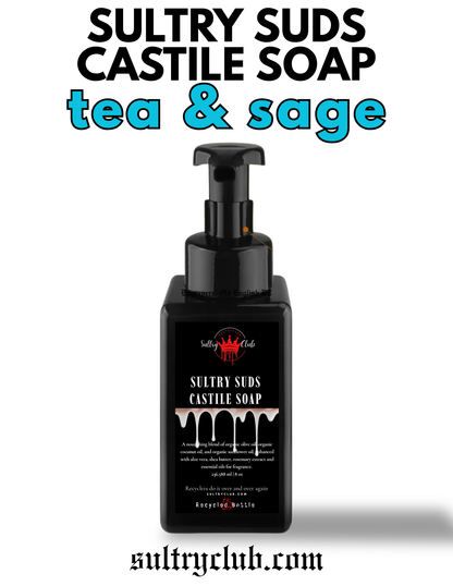 Sultry Suds™ Vegan Foaming Soap (Tea & Sage)