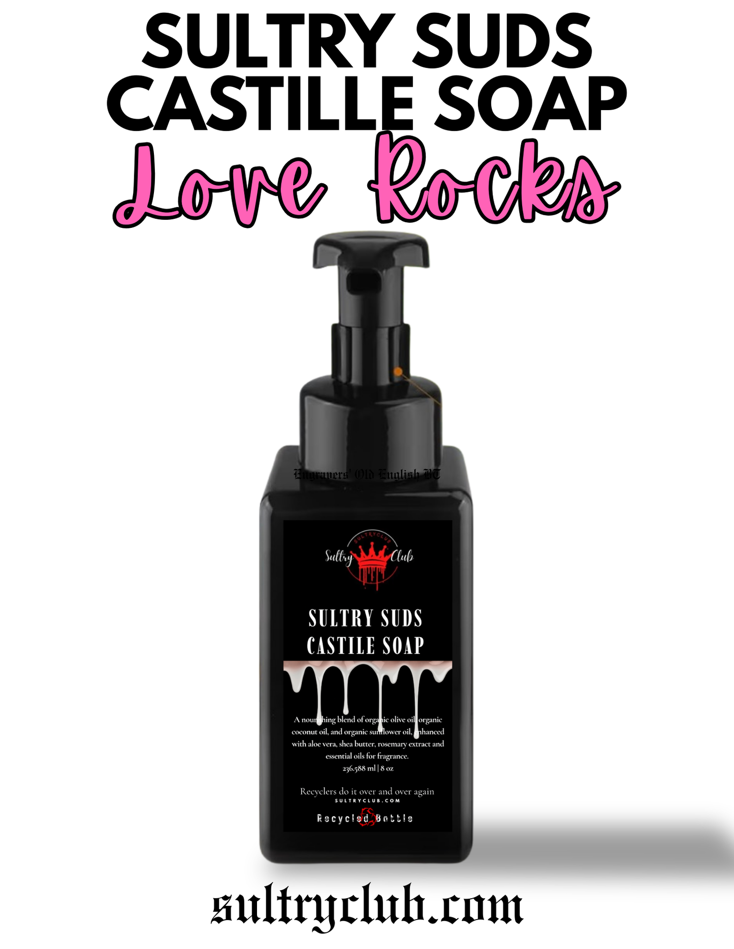 Sultry Suds™ Vegan Foaming Soap (VS Love Rocks)
