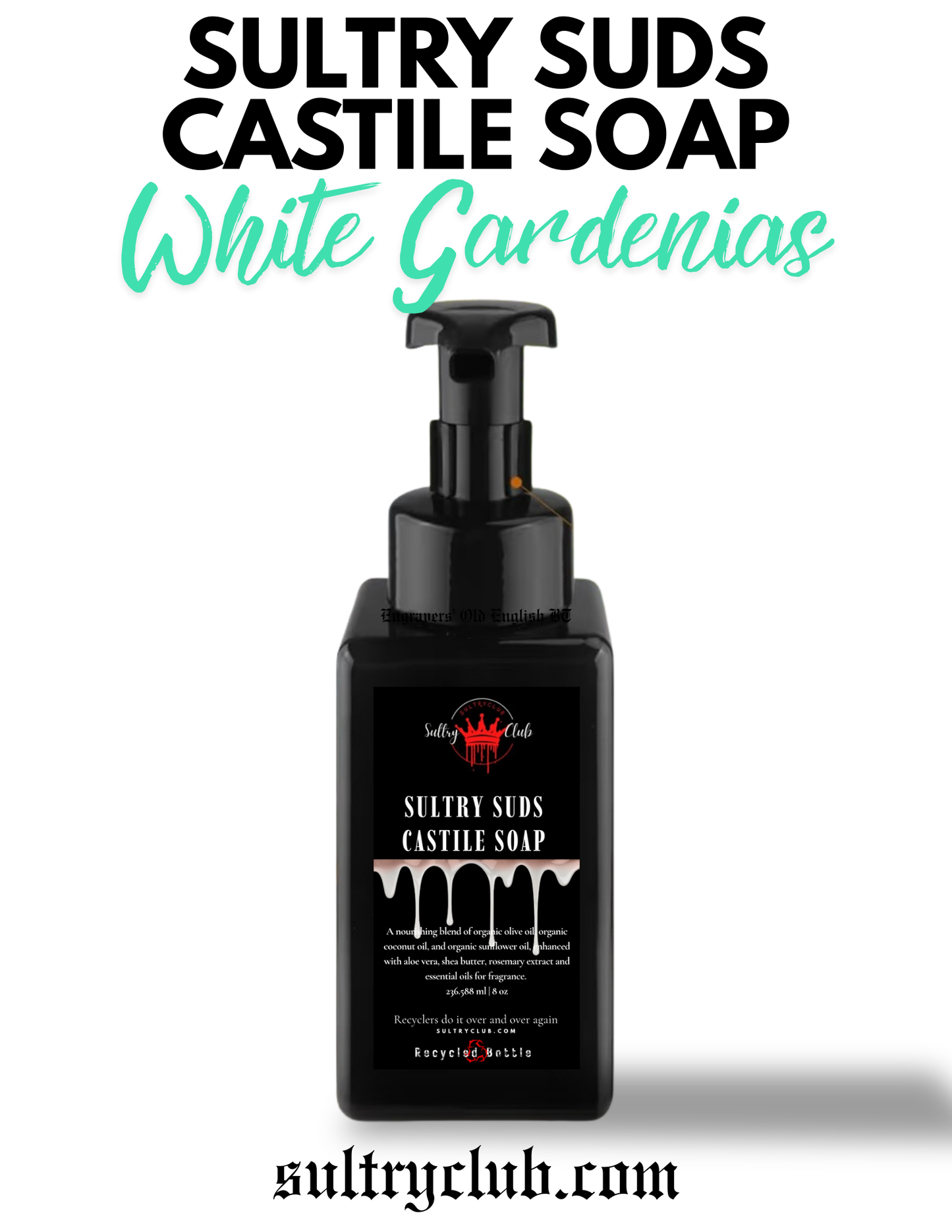 Sultry Suds™ Vegan Foaming Soap (White Gardenia)