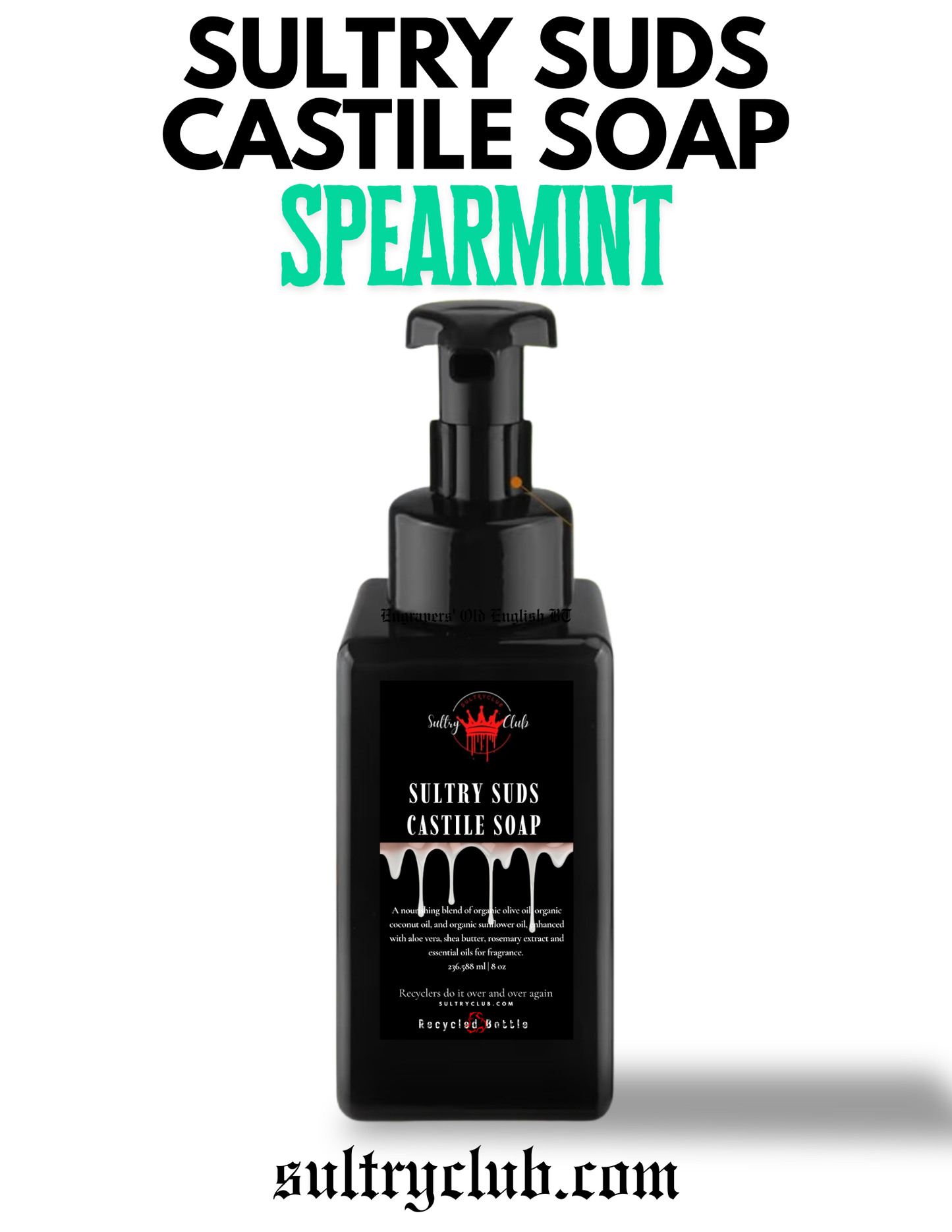 Sultry Suds™ Vegan Foaming Soap (Spearmint Mint)