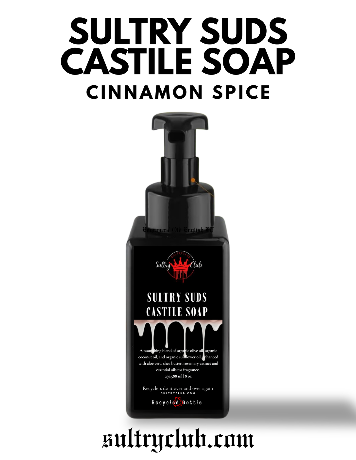Sultry Suds™ Vegan Foaming Soap (Cinnamon Spice BBW type)