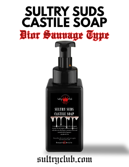 Sultry Suds™ Vegan Foaming Soap (Dior Sauvage type)