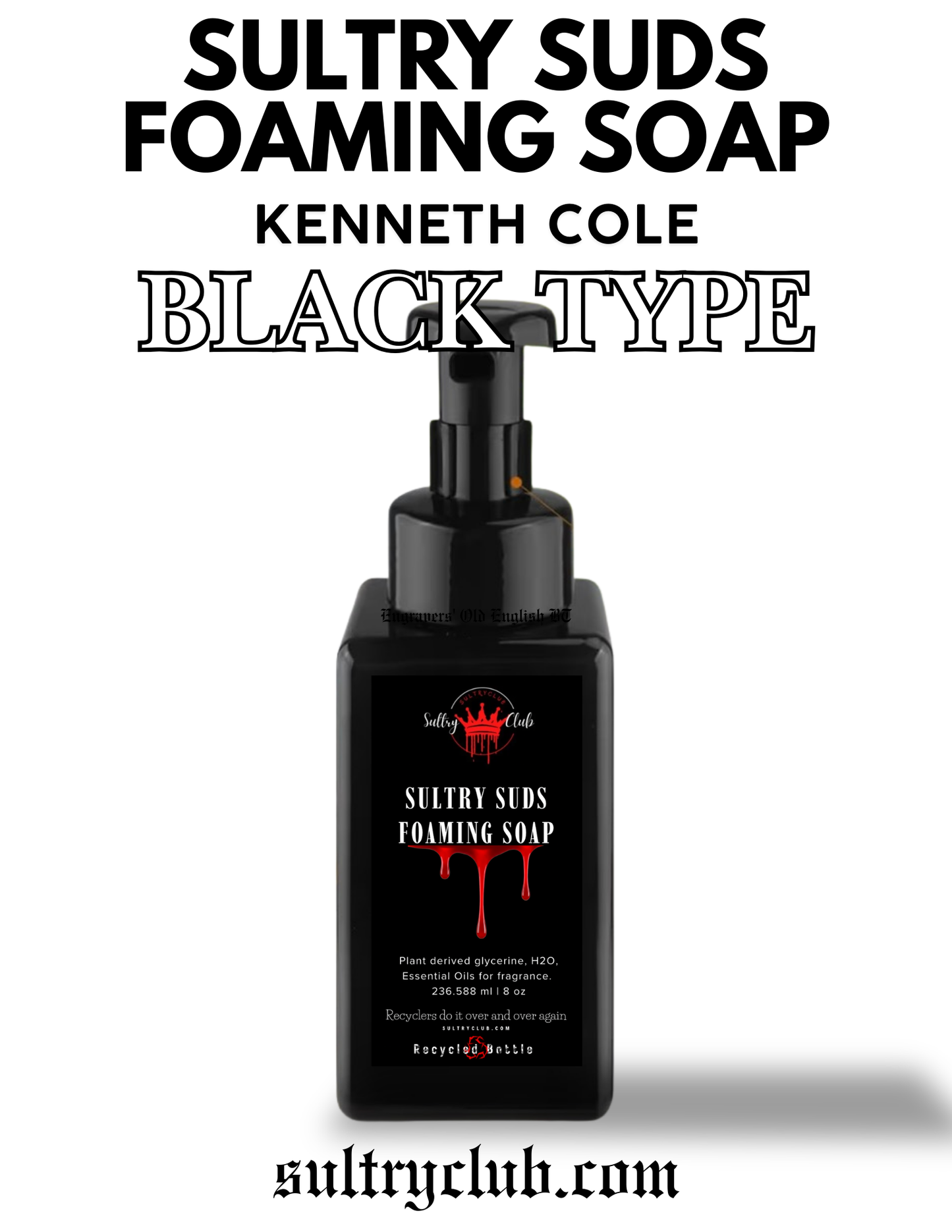 Sultry Suds™ Foaming Soap (Kenneth Cole Black type)